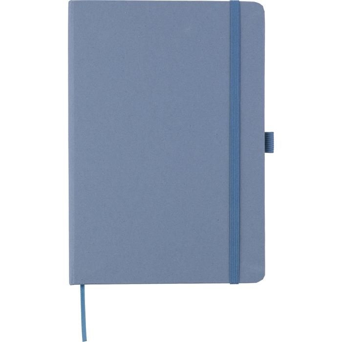 GI1103693-05Recycelter Bioabfall und Karton-Notizbuch A5 Gertrud_ blau