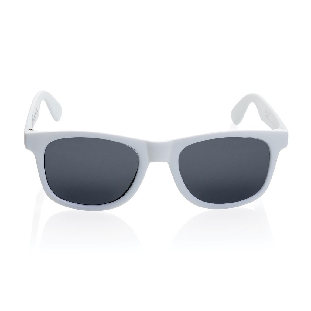 XDP453.89-3Sonnenbrille aus RCS recyceltem PP-Kunststoff_ weiss