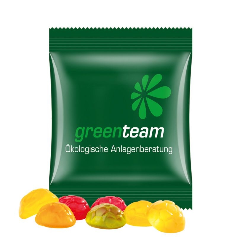 JG15062-19Minituete 15g_ Fruchtgummi Standardformen_ Fussball_ weisse Folie