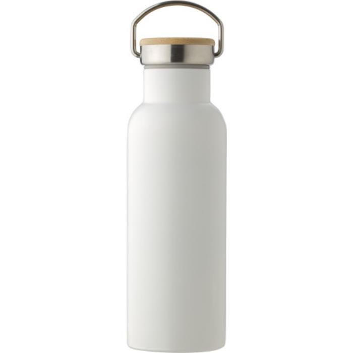 GI668130-02Edelstahl-Trinkflasche doppelwandig Odette_ Weiss GI668130-02Edelstahl-Trinkflasche doppelwandig Odette_ Weiss