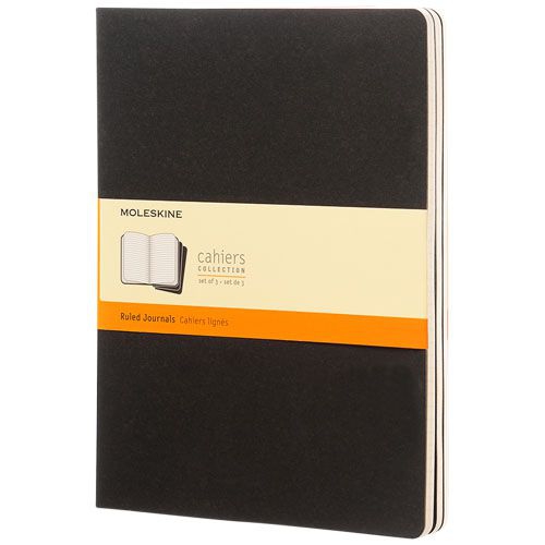 Moleskine Cahier Journal XL – liniert, schwarz