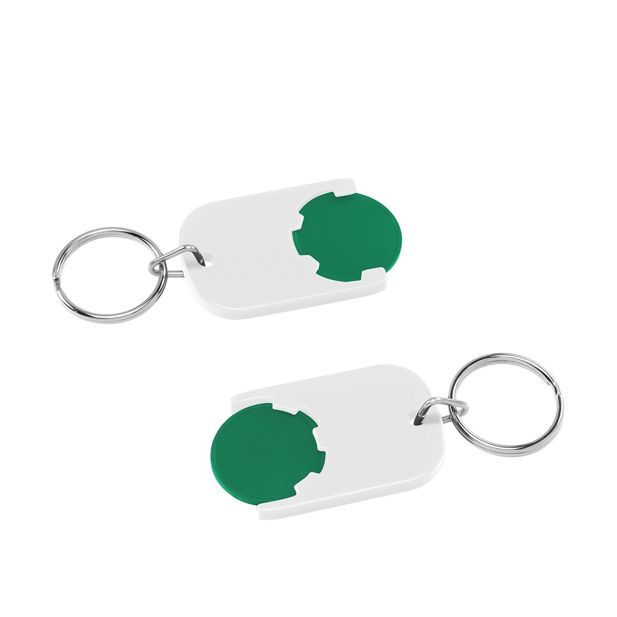 HE7555R-2-0Chiphalter mit 1€-Chip _Gamma_ gruen_ weiss HE7555R-2-0Chiphalter mit 1€-Chip _Gamma_ gruen_ weiss