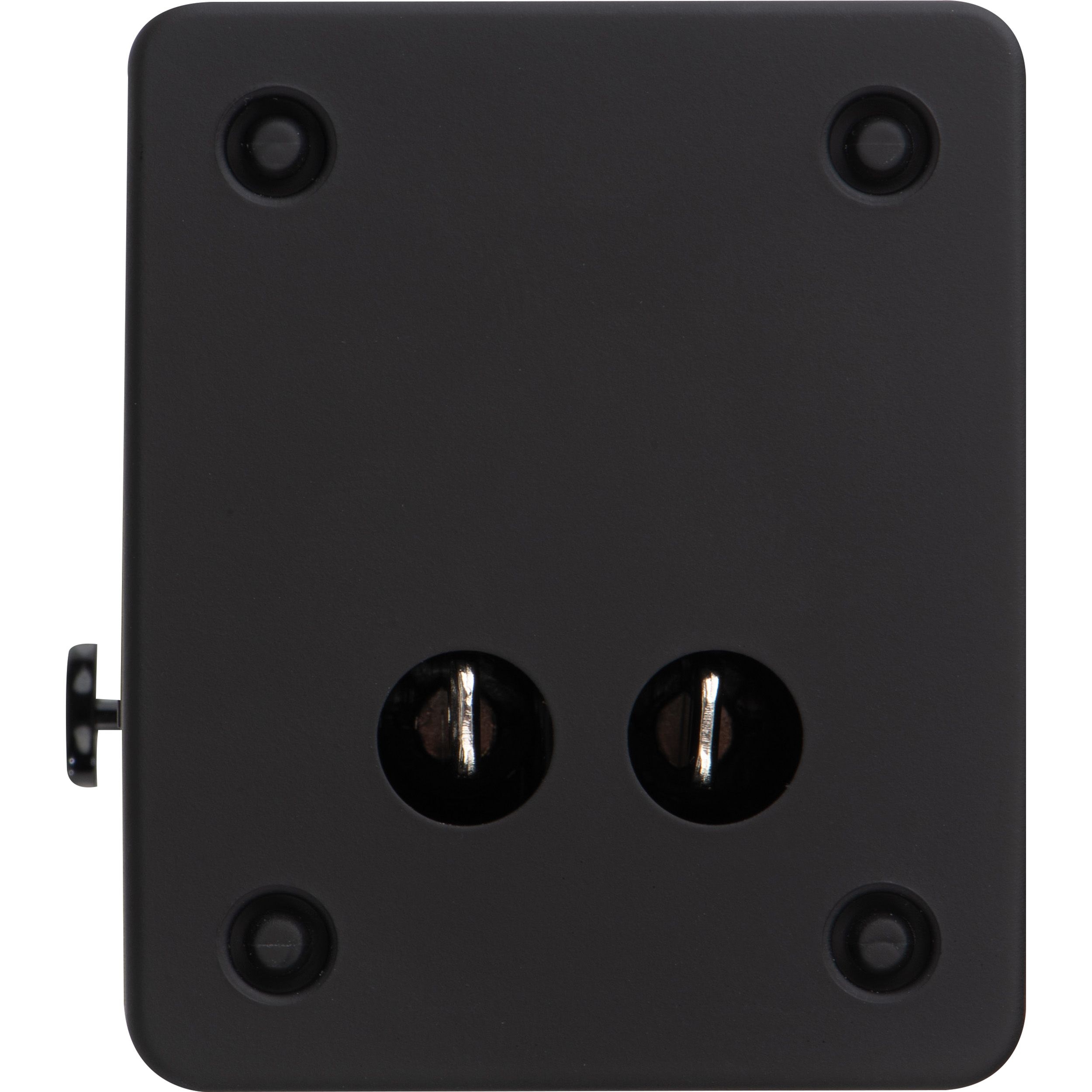 MA40838-03Gummierter Reiseadapter in einem Etui_ schwarz
