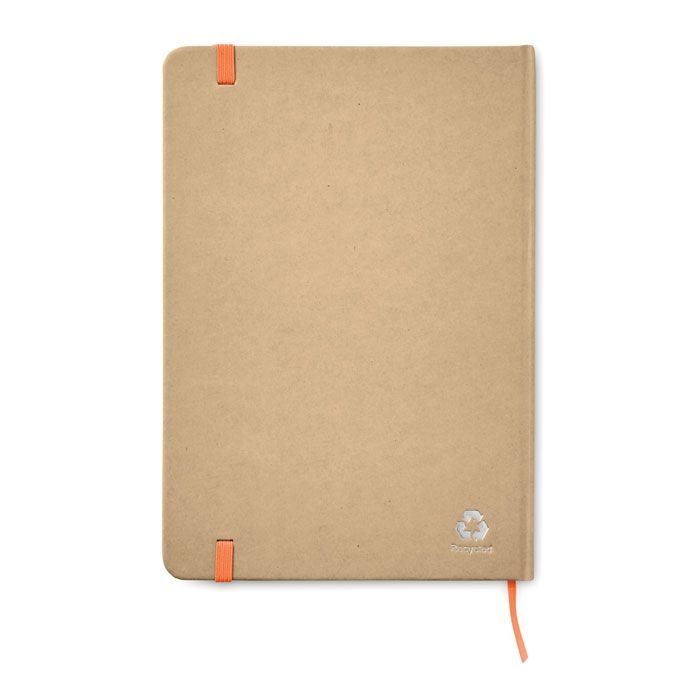 MO9684-10Everwrite DIN A5 Notizbuch recycelt_ orange