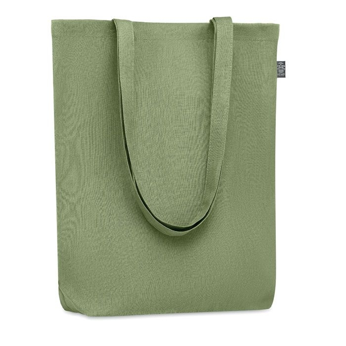 MO6162-09Naima Tote Hanf Shopping Tasche 200 g_m²_ Gruen