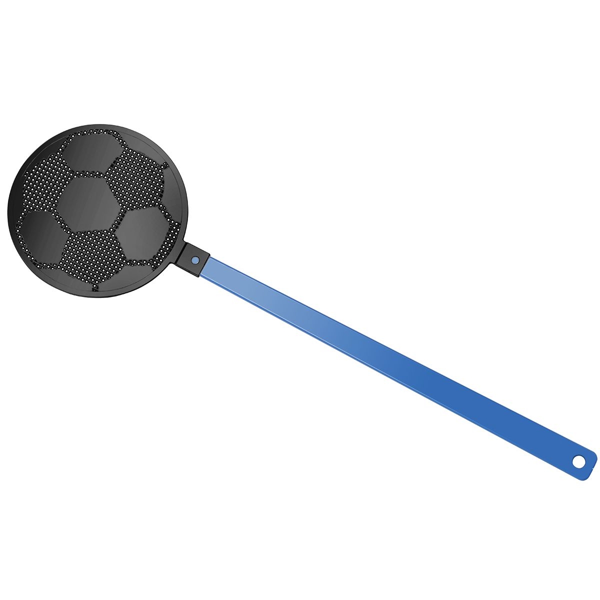 HE8410-3-6Fliegenklatsche _Fussball_ blau_ schwarz HE8410-3-6Fliegenklatsche _Fussball_ blau_ schwarz