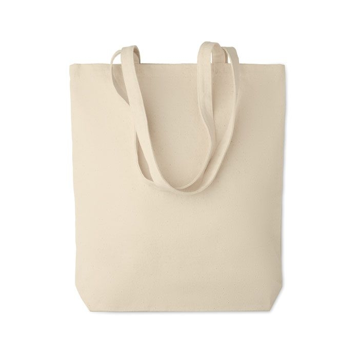 MO6159-13Rassa Canvas Shopping Tasche 270g_m²_ Beige