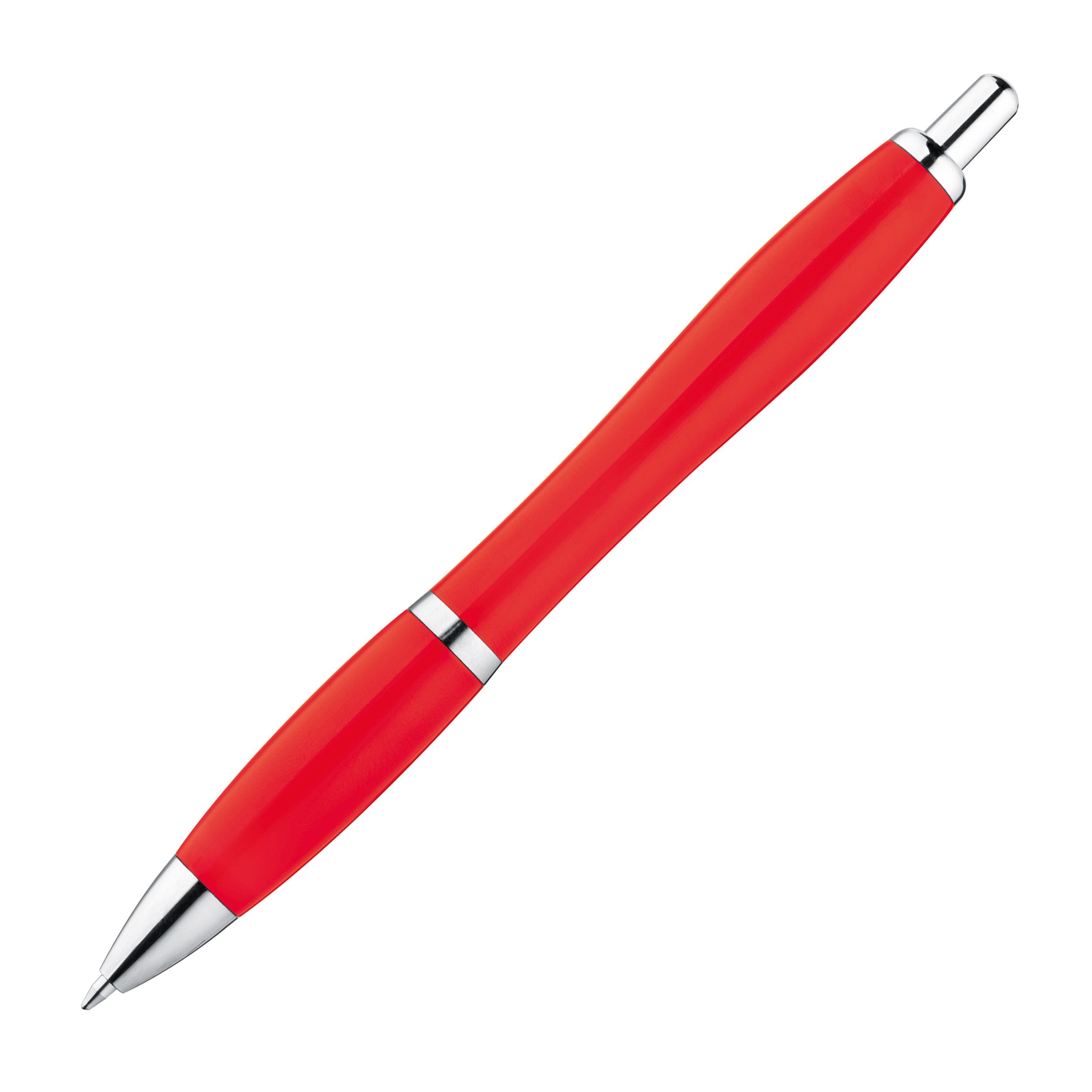 MA11679-05Kunststoffkugelschreiber vollfarbig _ rot