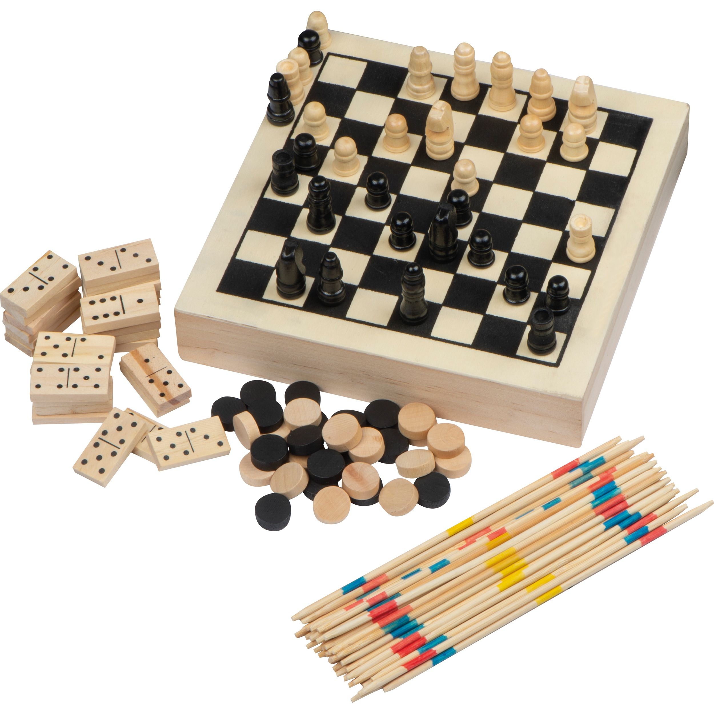 MA52697-13Spieleset in einer Holzbox_ beige