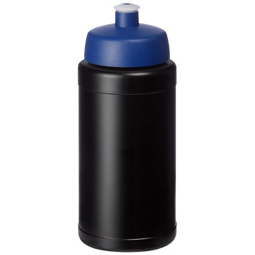 PF210688-14Baseline® Plus 500 ml Flasche mit Sportdeckel_ schwarz_blau