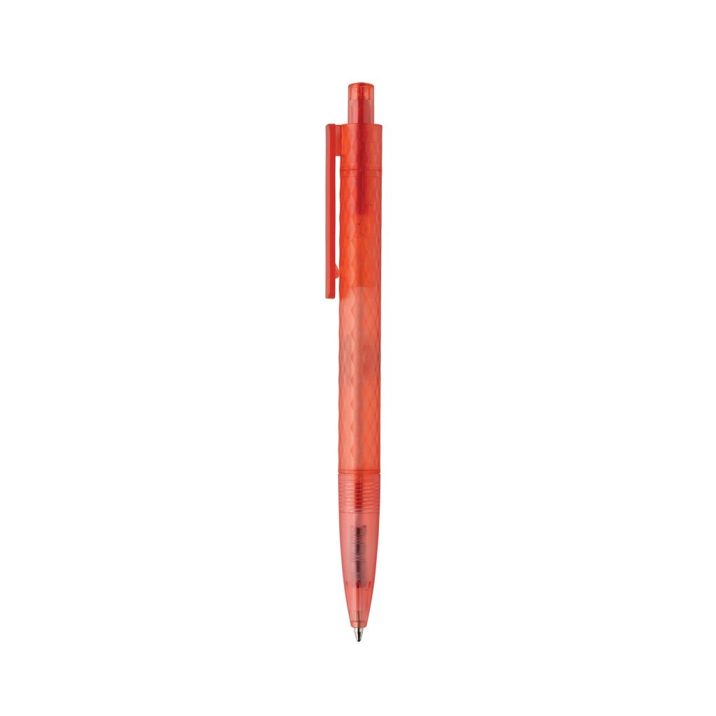 XDP611.33-04X3 Frosted-Pen aus GRS recyceltem PC_ rot
