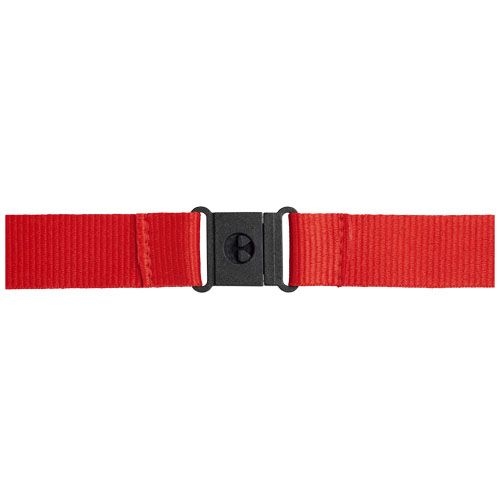 PF102130-1Yogi Lanyard mit Sicherheitsverschluss_ rot