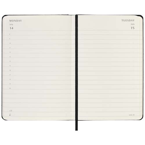 Moleskine Hardcover 12 Monate Tageskalender , Pocket-Format, schwarz