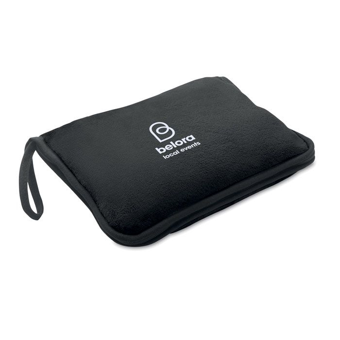 MO2568-03Cozy Reisedecke Flanell 220g_m²_ schwarz