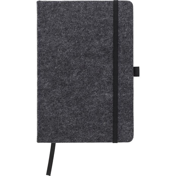 GI970941-491rPET Filz Notizbuch Harper_ dunkelgrau