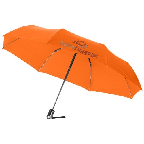 Alex 21,5" Vollautomatik Kompaktregenschirm, orange