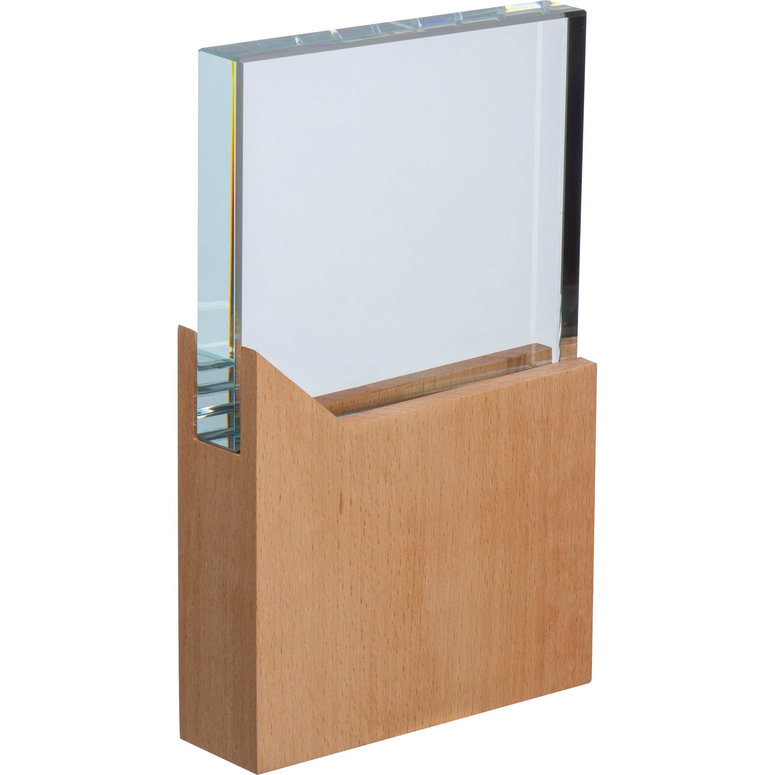 MA23970-13Trophaee mit Holzsockel GLORIA_ beige