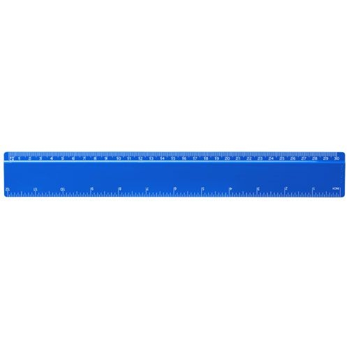 PF210468-4Refari 30 cm Lineal aus recyceltem Kunststoff_ blau