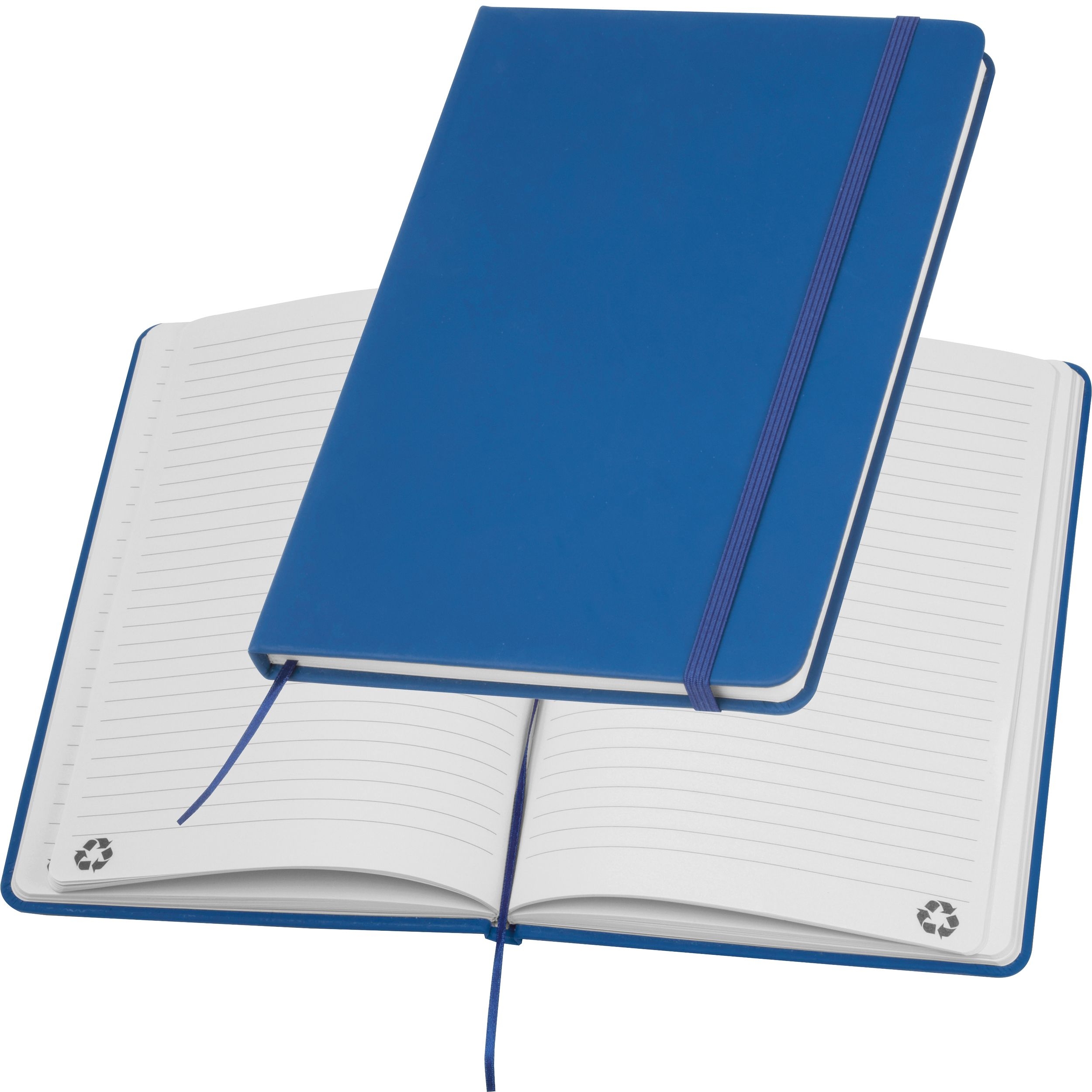 MA25261-04A5 Notizbuch aus Recyclingpapier _ blau MA25261-04A5 Notizbuch aus Recyclingpapier _ blau