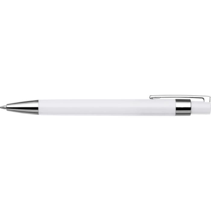 GI8121-02Kugelschreiber aus Kunststoff Jarod_ Weiss