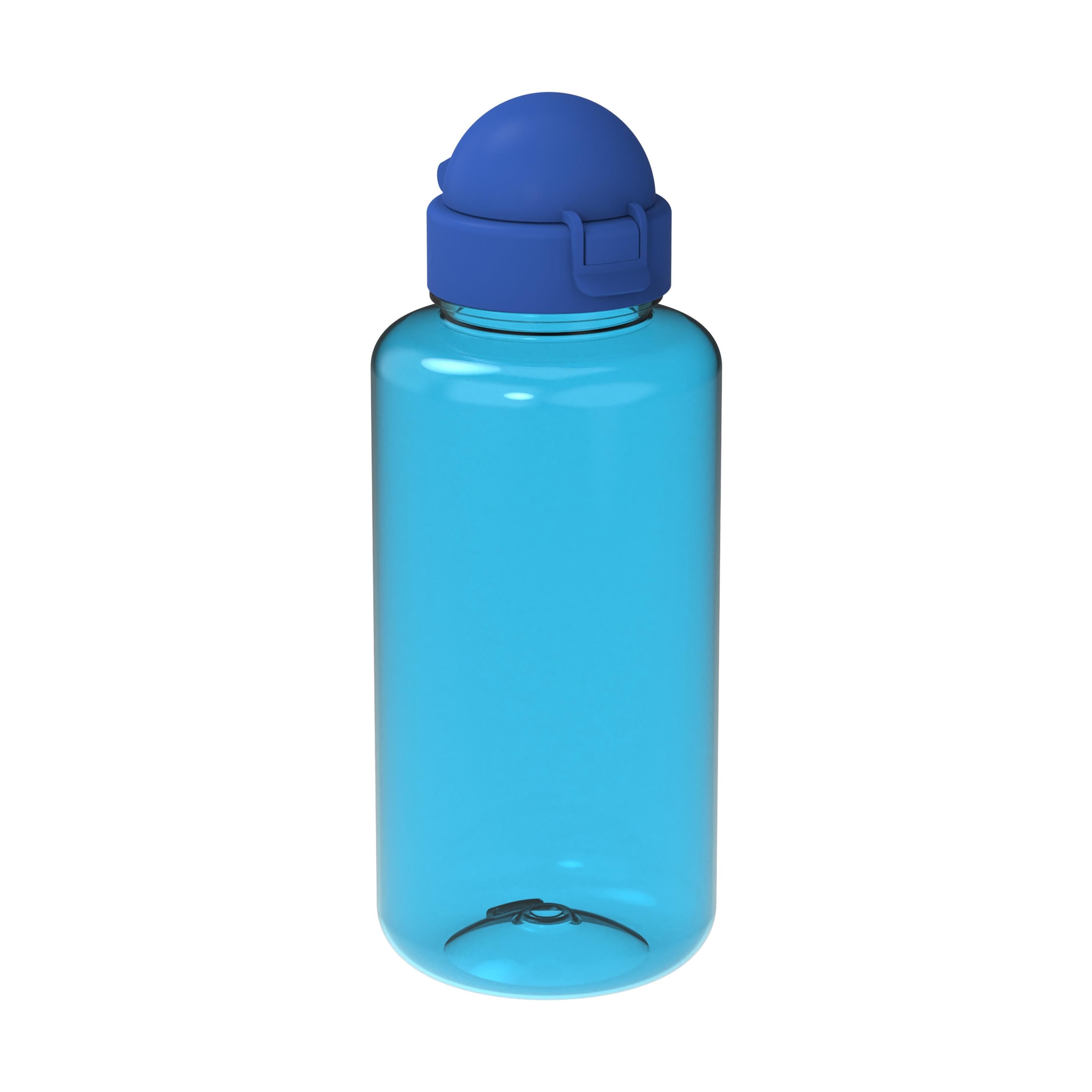 EL02154-3Trinkflasche _Junior_ 700 ml_ transparent-blau_ standard-blau