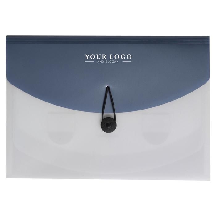 GI8592-18Dokumentenmappe aus Kunststoff Louise_ hellblau