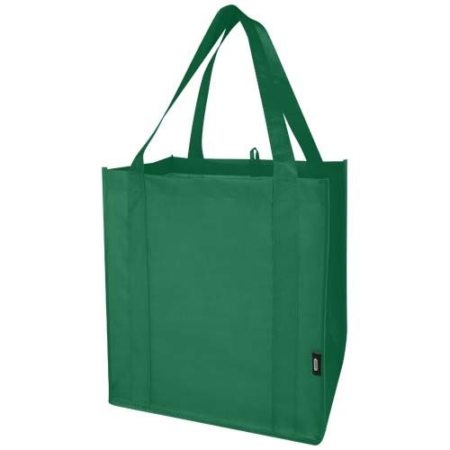 PF130081-6Liberty Tragetasche mit hartem Boden aus recyceltem GRS Non Woven 6 L_ gruen