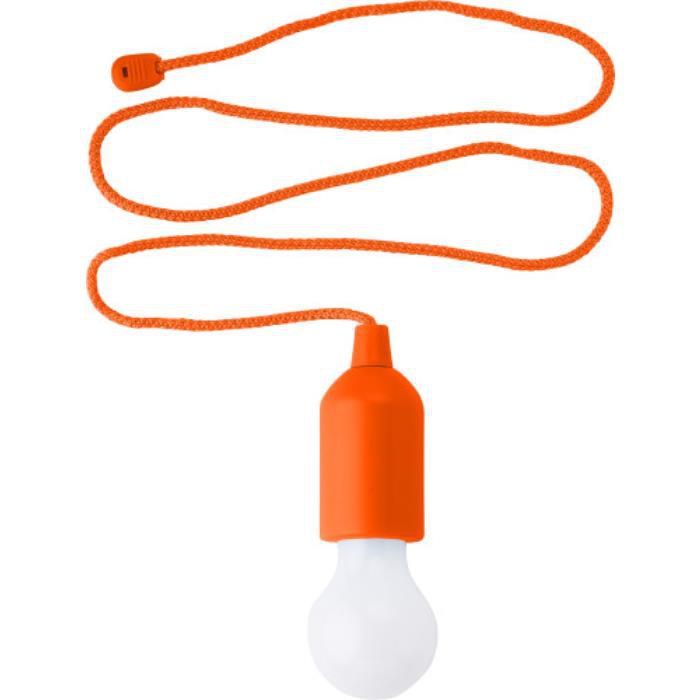 LED-Lampe aus ABS-Kunststoff Kirby, Orange