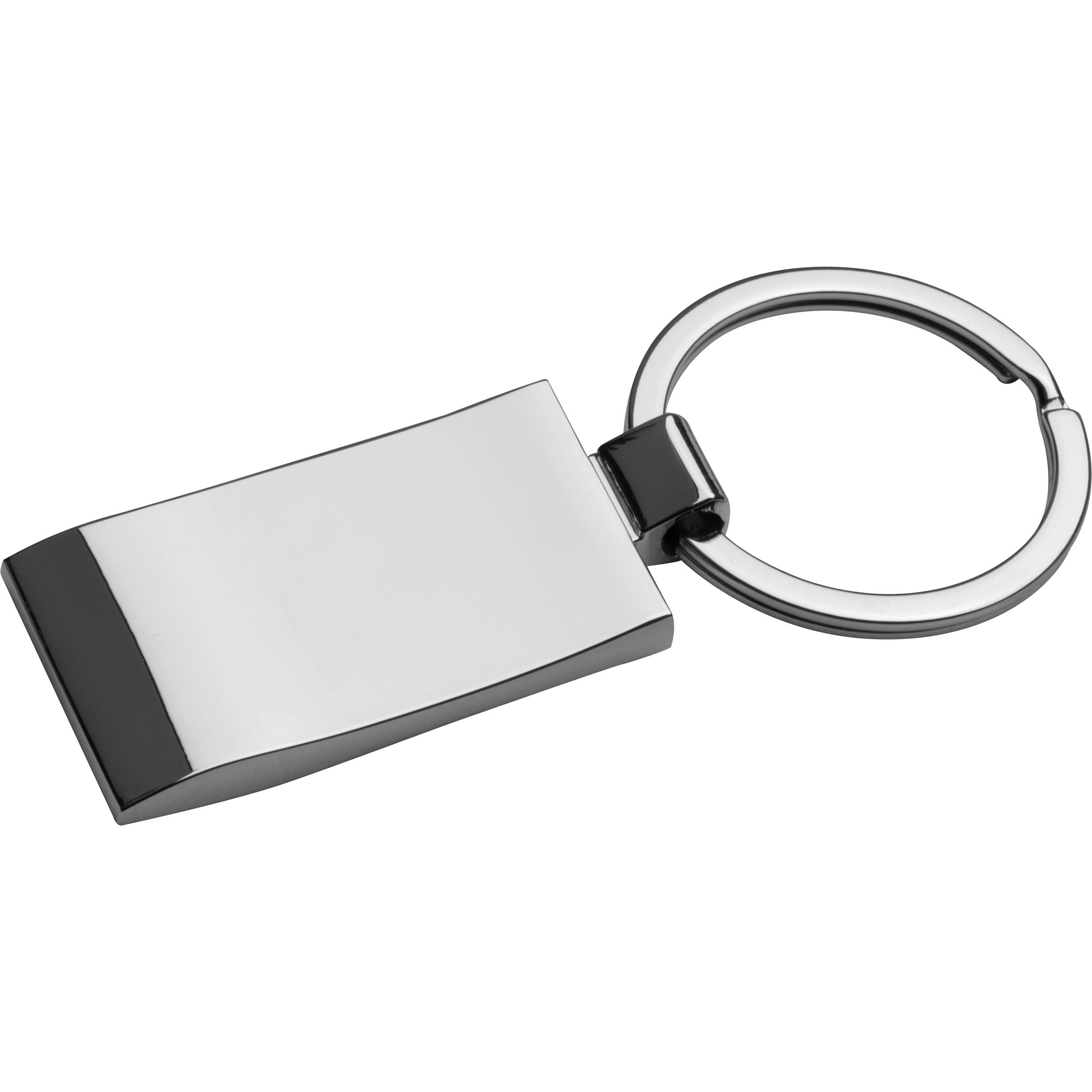 MA92212-07Metall Schluesselanhaenger_ rechteckig_ silbergrau