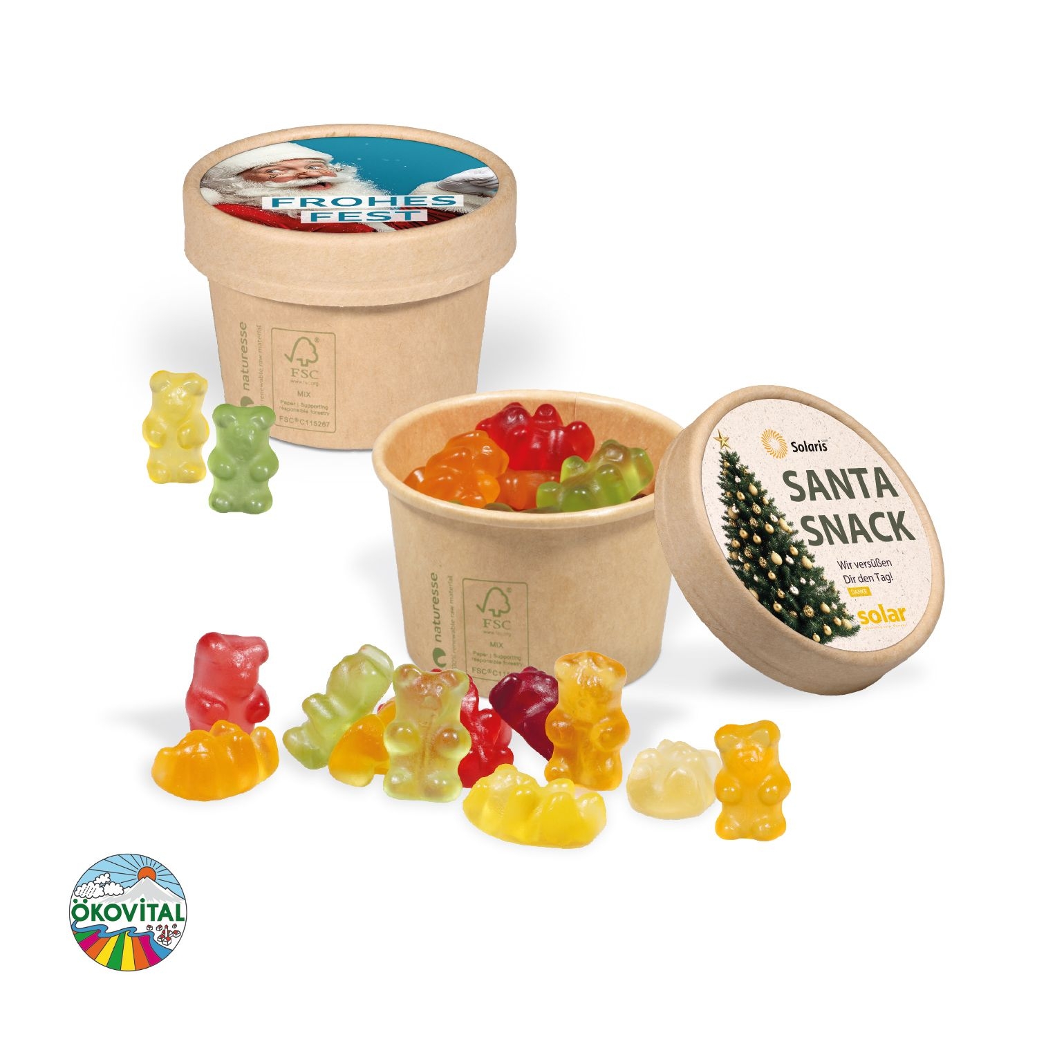 CD91641Werbe Fruchtgummi Paperbox mit Einleger