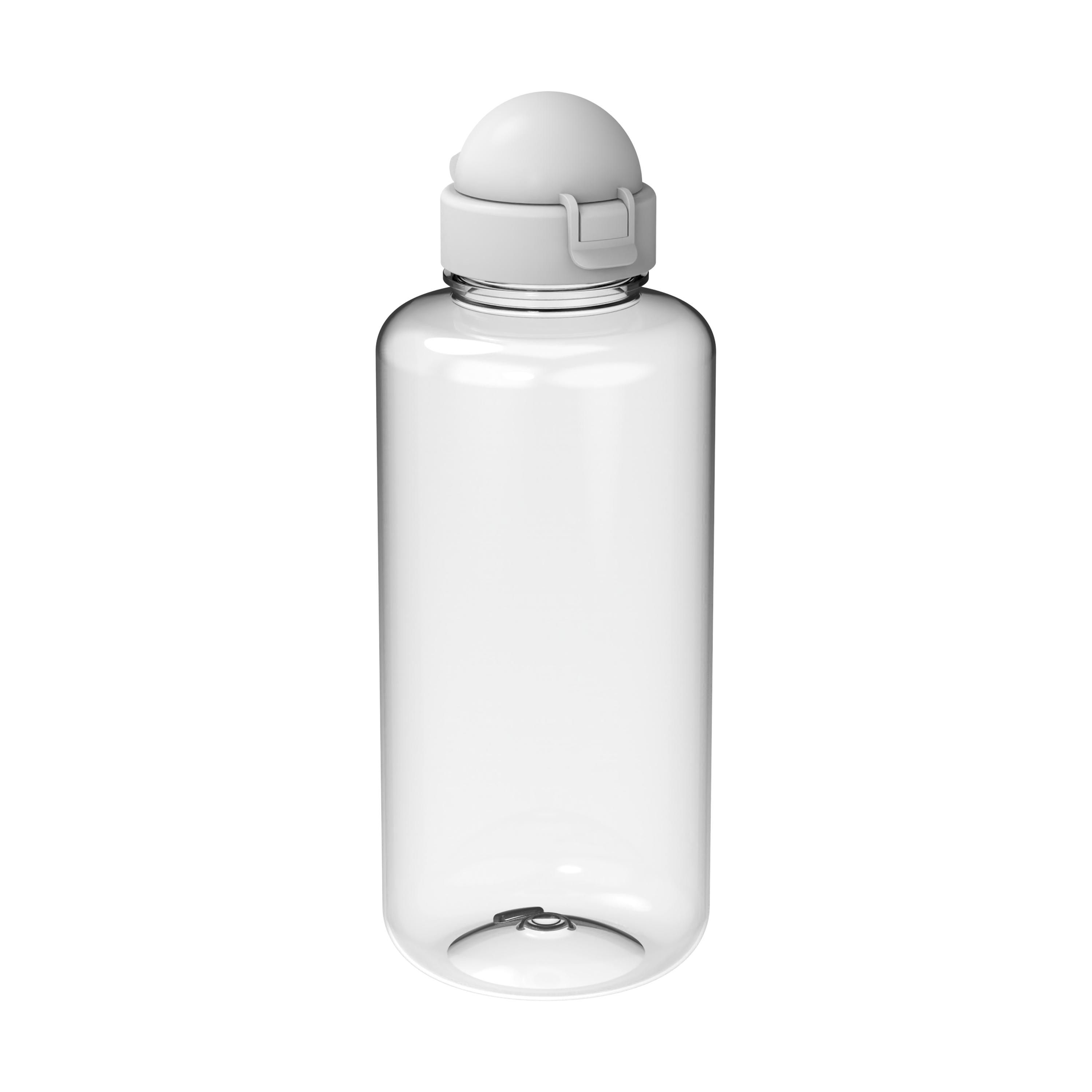 EL02185-1Trinkflasche _Junior_ 1 l_ RENEW_ transparent_ weiss