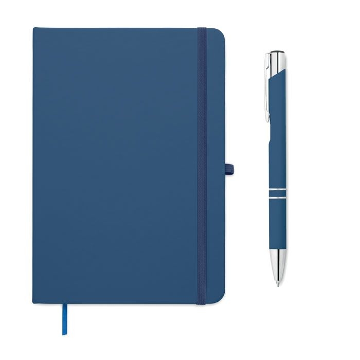 MO3199-04Arcopen DIN A5 Notizbuch mit Kuli_ blau