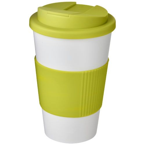 PF210696-6Americano® 350 ml Isolierbecher mit Schutzring _ auslaufsicherem Schraubverschluss_ weiss_limone