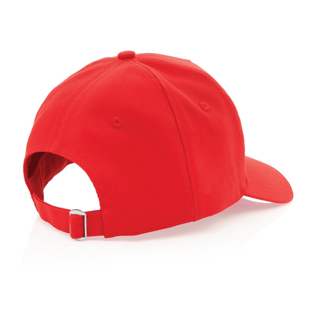 XDP453.31-4Impact 5 Panel Kappe aus 280gr rCotton mit AWARE™ Tracer_ rot