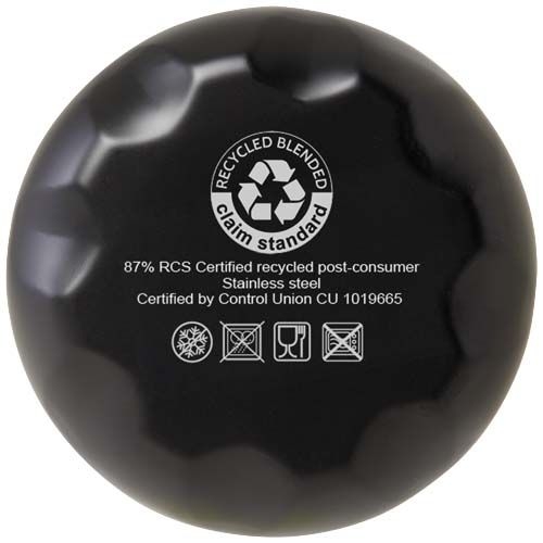 PF100790-5Cove 500 ml RCS-zertifizierte vakuumisolierte Edelstahlflasche_ schwarz