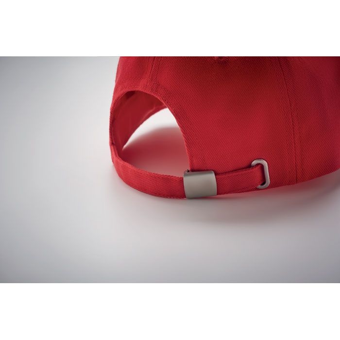 MO6875-05Long Beach Singa Baseball Kappe 5 Panels_ rot