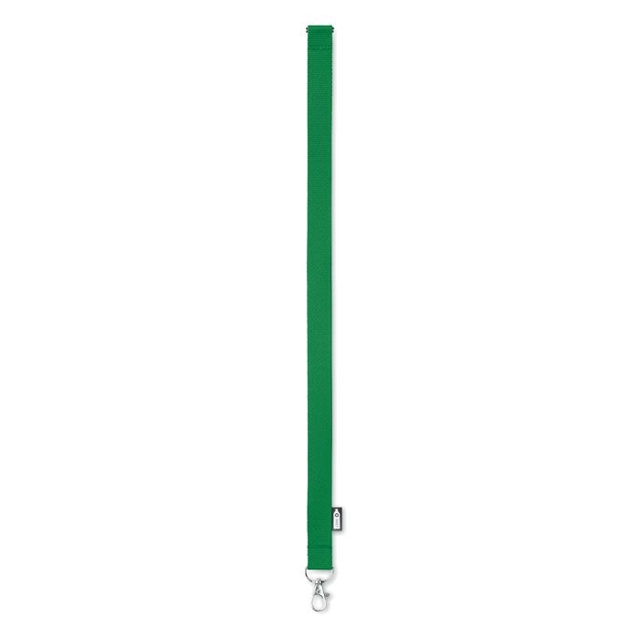 MO6100-09Lany Rpet Lanyard RPET 20mm_ gruen