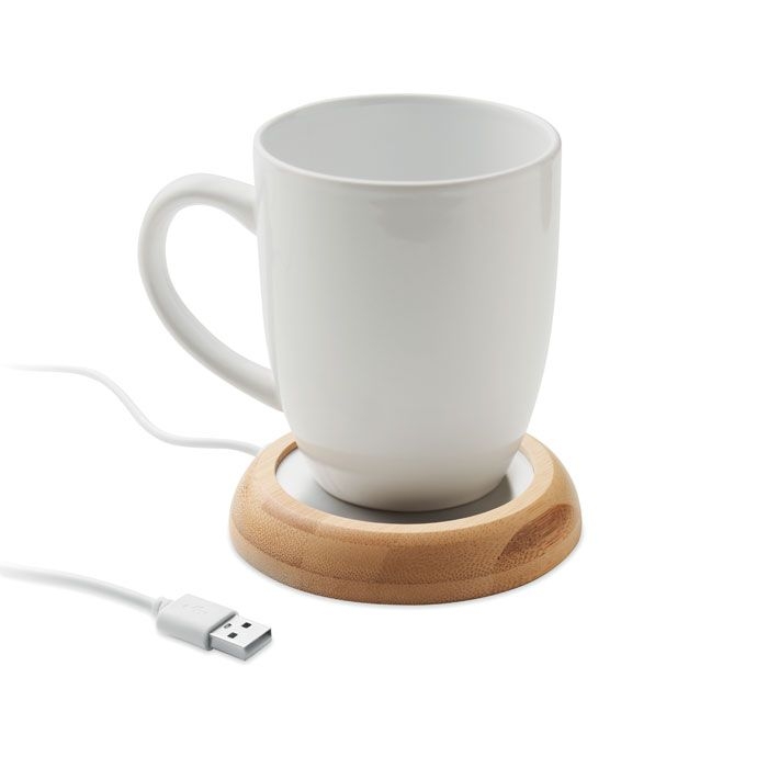 MO2592-40Muglet Tassenwaermer mit Bambus_ holz