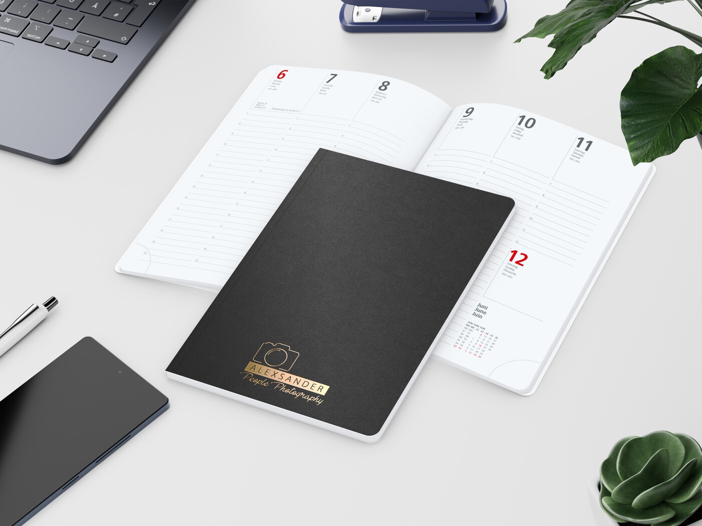 GE0057-SCGWochenkalender Prestige-Flexx_ Goldpraegung