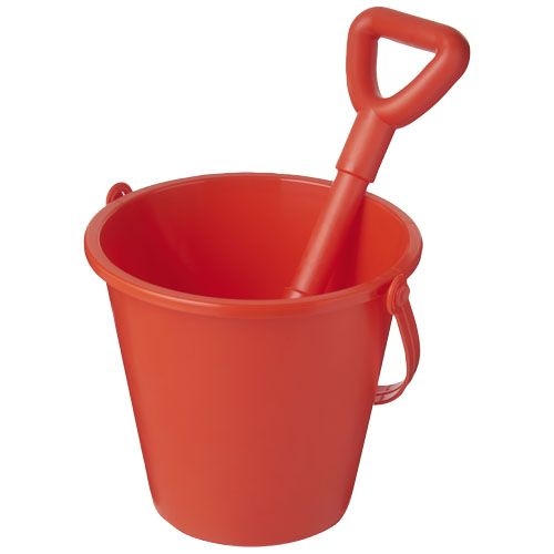 PF210241-3Tides recycelter Strandeimer und Spaten_ rot