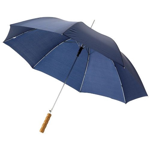 PF109017-11Lisa 23_ Automatikregenschirm mit Holzgriff_ navy
