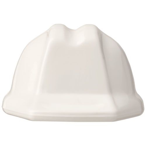 PF210189-5Kolt Schutzhelm Schluesselanhaenger aus recyceltem Material_ weiss