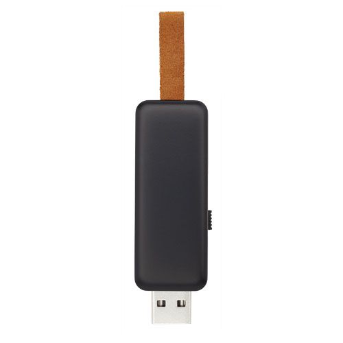 Gleam 4 GB USB-Stick mit Leuchtfunktion, schwarz, 4 GB