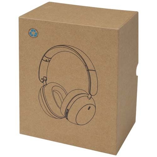 PF124473-1Hoggar Falltbare Over Ear Kopfhoerer mit ANC und ENC aus recyceltem Kunststoff_ weiss