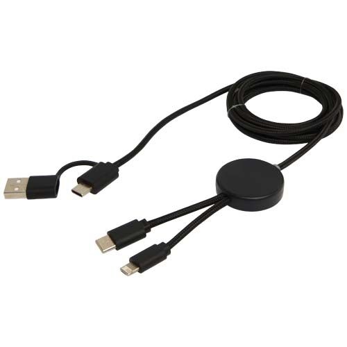 PF124428-2Citala 150 cm 5-in-1 Kabel aus recyceltem Kunststoff fuer Datenuebertragung und 27W Schnellladung_ sch