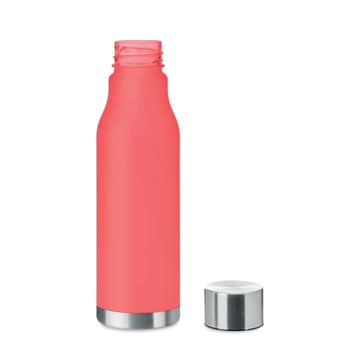 MO6237-25Glacier Rpet Trinkflasche RPET 600ml_ Transparent Rot