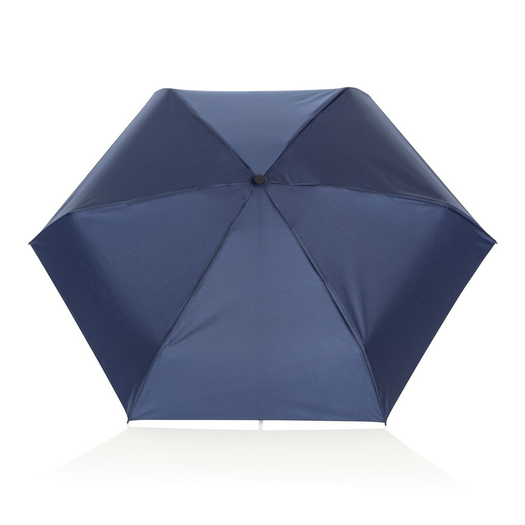 XDP850.74-2519_5“manueller Super-Mini-Schirm aus Aware™ rPET 190T Pongee_ navy blau
