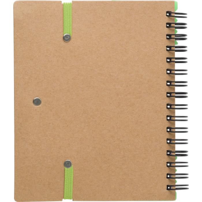 GI9182-29Notizbuch aus Karton Angela_ Hellgruen