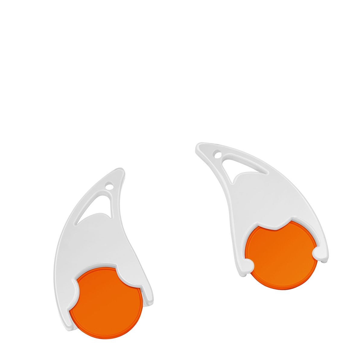 HE7491-5-0Chiphalter mit 1€-Chip _Epsilon_ orange_ weiss HE7491-5-0Chiphalter mit 1€-Chip _Epsilon_ orange_ weiss