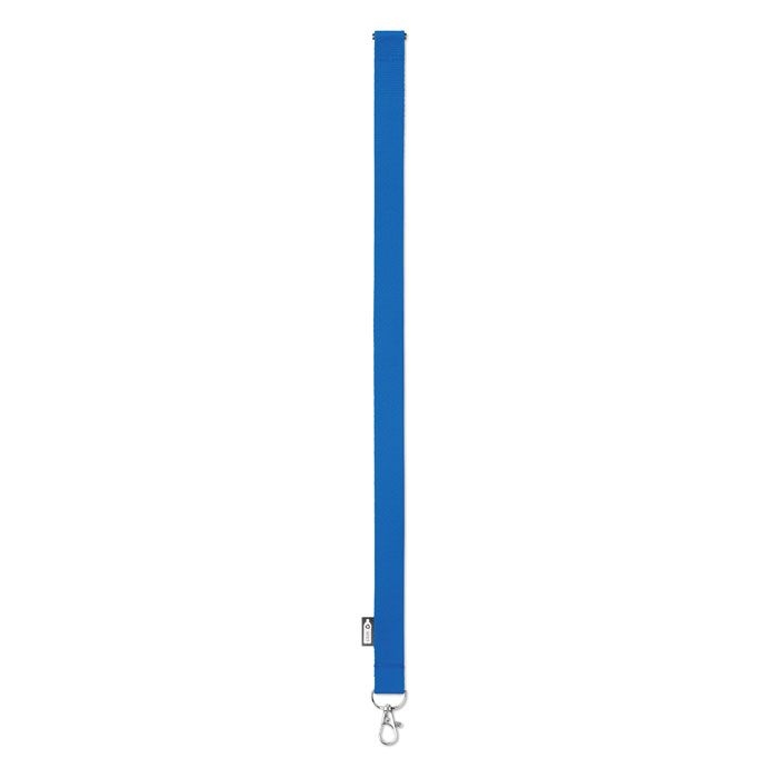 MO6100-37Lany Rpet Lanyard RPET 20mm_ koenigsblau
